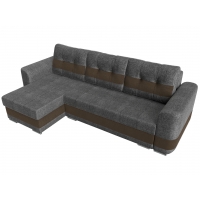 Угловой диван Честер рогожка (серый/коричневый)  - Изображение 4